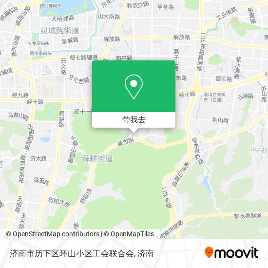 济南市历下区环山小区工会联合会地图