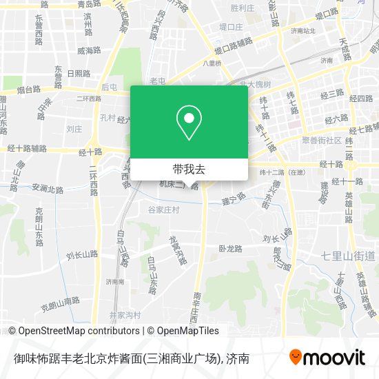 御味怖踞丰老北京炸酱面(三湘商业广场)地图
