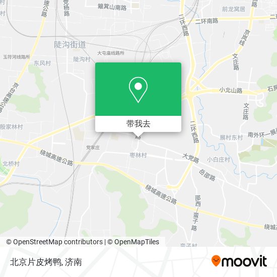 北京片皮烤鸭地图