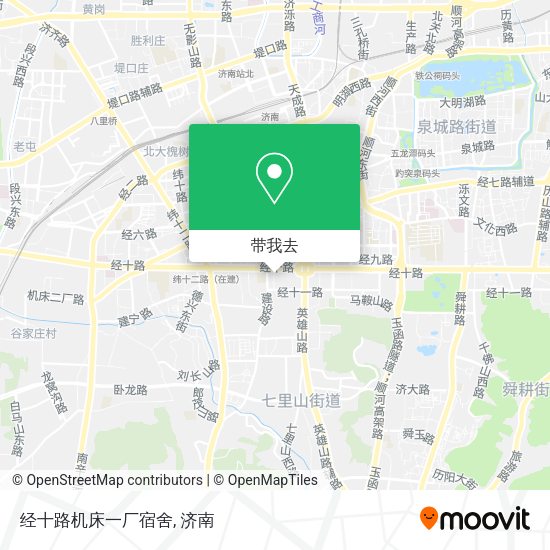 经十路机床一厂宿舍地图