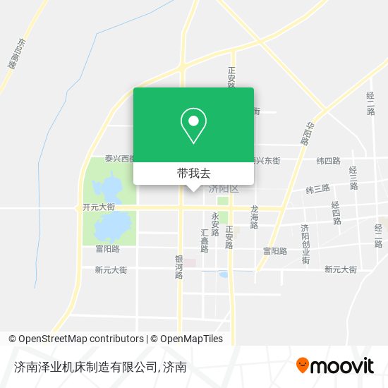 济南泽业机床制造有限公司地图