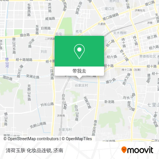 清荷玉肤  化妆品连锁地图