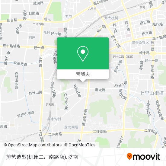 剪艺造型(机床二厂南路店)地图