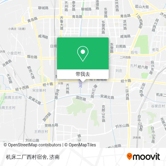 机床二厂西村宿舍地图