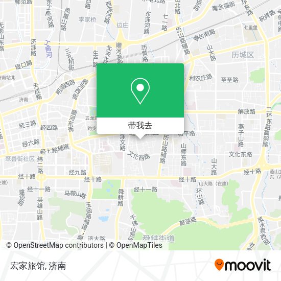 宏家旅馆地图