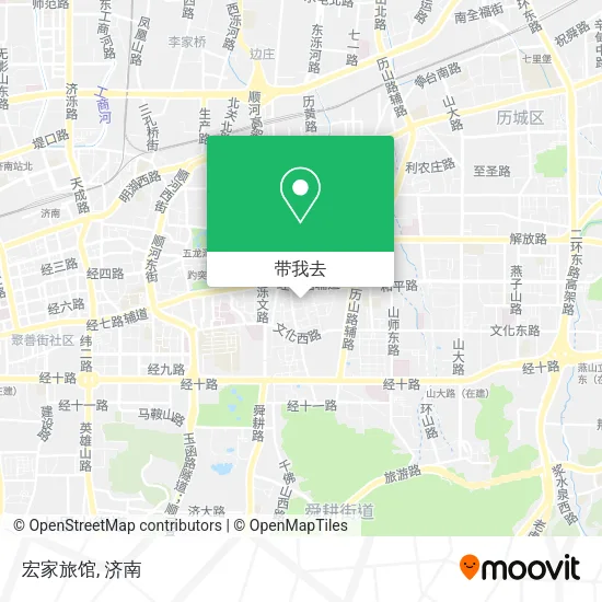 宏家旅馆地图