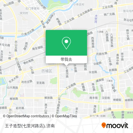 王子造型(七里河路店)地图