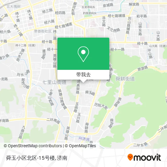 舜玉小区北区-15号楼地图