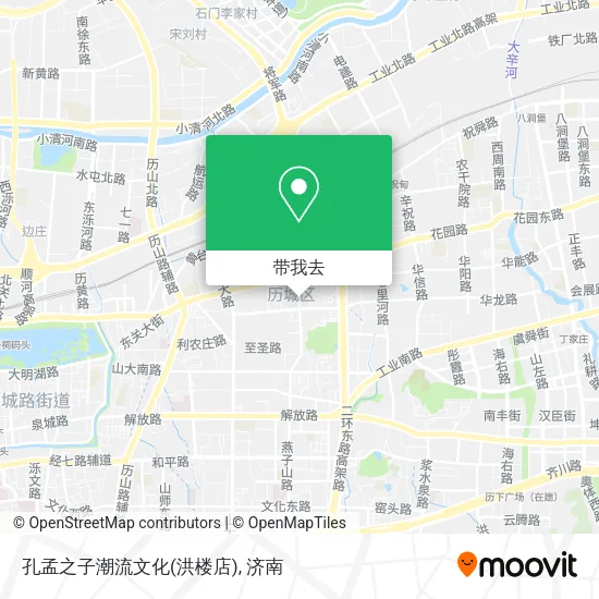 孔孟之子潮流文化(洪楼店)地图