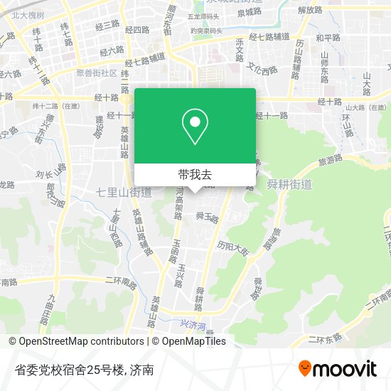 省委党校宿舍25号楼地图