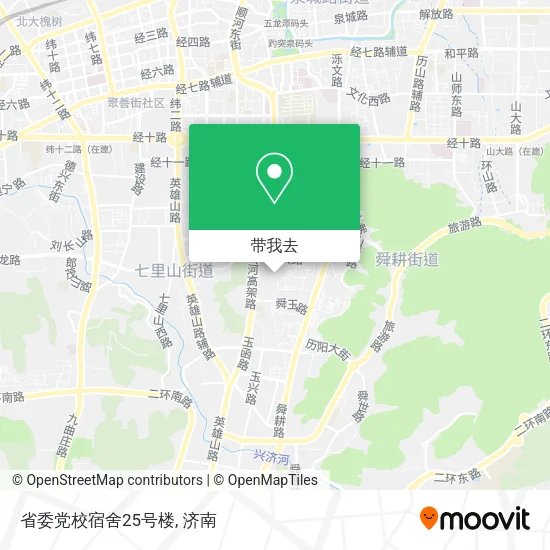 省委党校宿舍25号楼地图