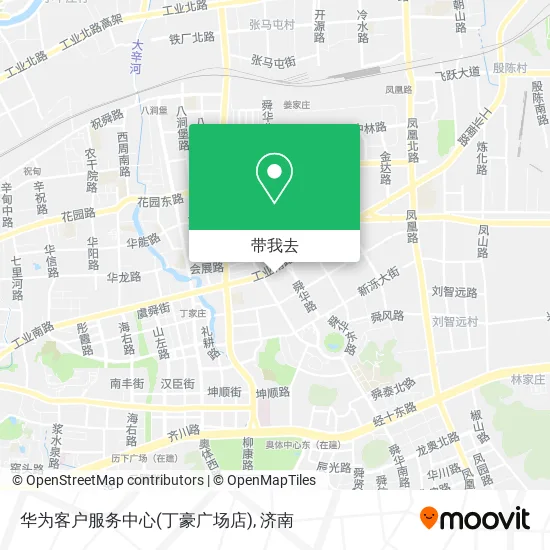 华为客户服务中心(丁豪广场店)地图