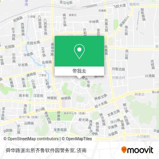 舜华路派出所齐鲁软件园警务室地图