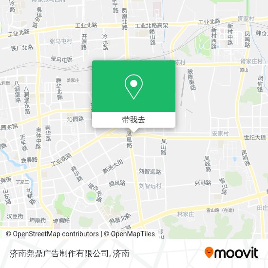 济南尧鼎广告制作有限公司地图