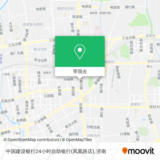 中国建设银行24小时自助银行(凤凰路店)地图