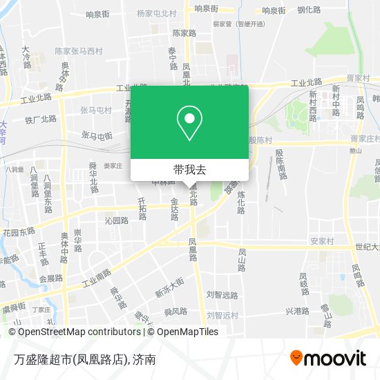 万盛隆超市(凤凰路店)地图