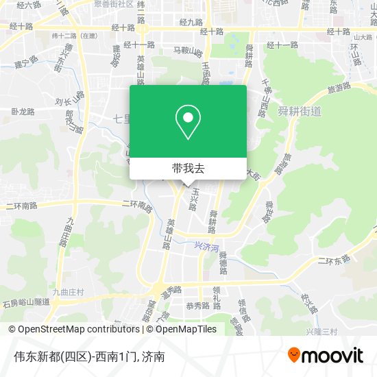 伟东新都(四区)-西南1门地图
