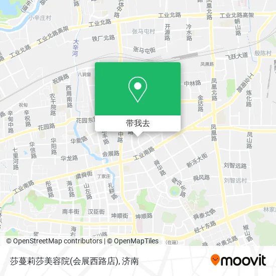 莎蔓莉莎美容院(会展西路店)地图