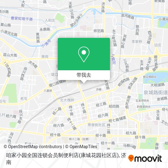 咱家小园全国连锁会员制便利店(康城花园社区店)地图