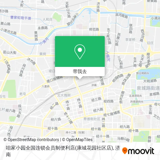 咱家小园全国连锁会员制便利店(康城花园社区店)地图