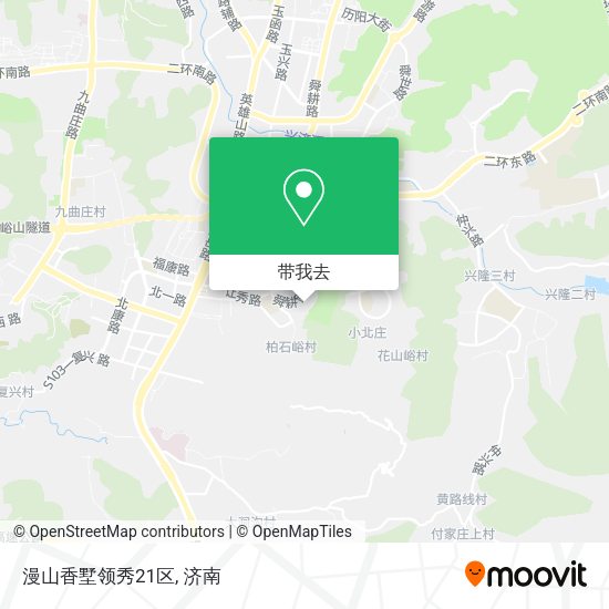 漫山香墅领秀21区地图