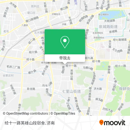 经十一路英雄山段宿舍地图
