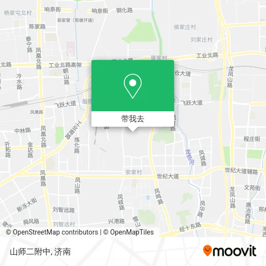 山师二附中地图
