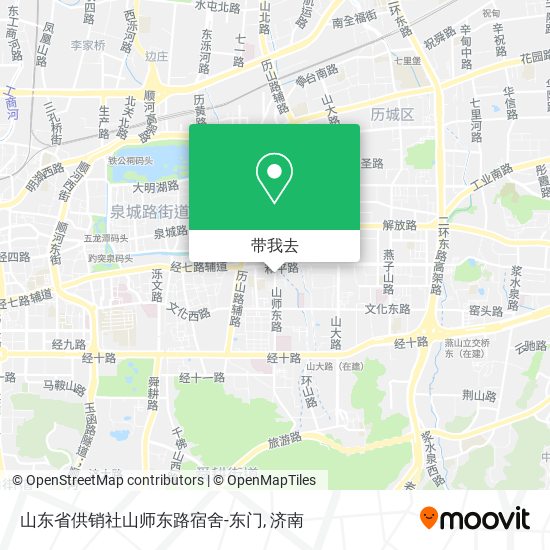 山东省供销社山师东路宿舍-东门地图