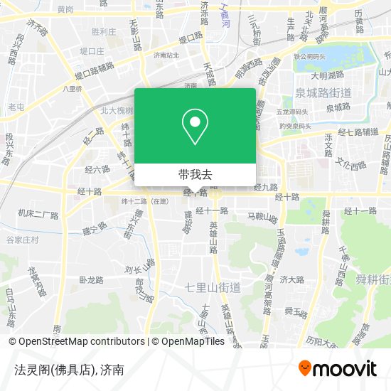 法灵阁(佛具店)地图