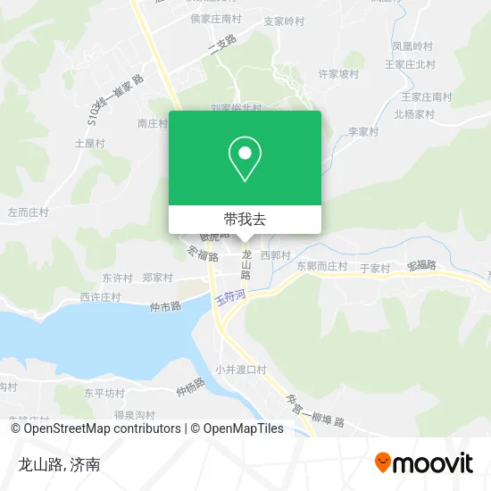 龙山路地图