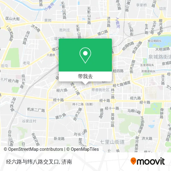 经六路与纬八路交叉口地图