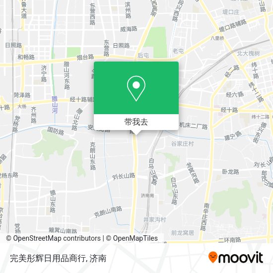 完美彤辉日用品商行地图