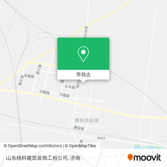 山东桃科建筑装饰工程公司地图