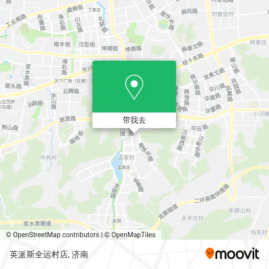 英派斯全运村店地图