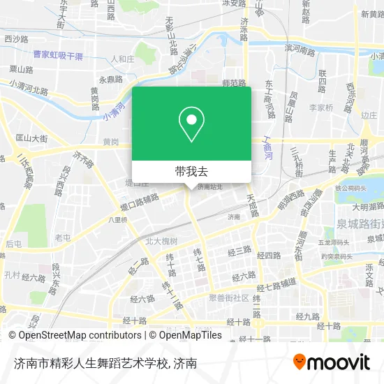 济南市精彩人生舞蹈艺术学校地图
