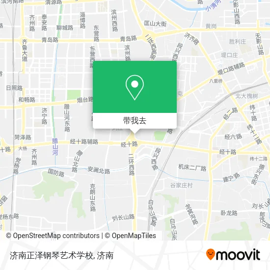 济南正泽钢琴艺术学校地图