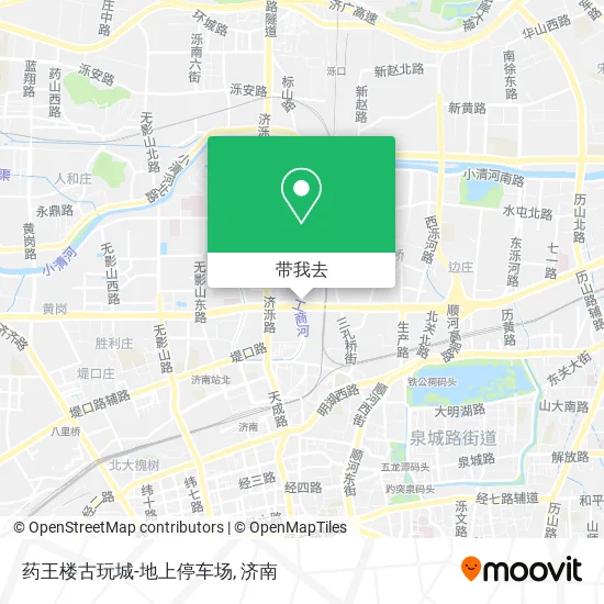 药王楼古玩城-地上停车场地图