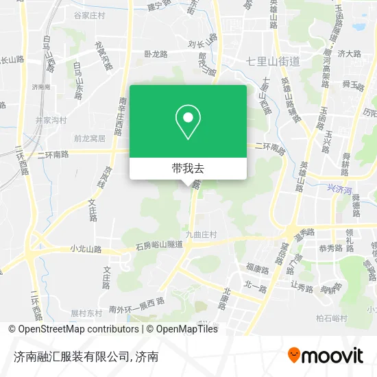 济南融汇服装有限公司地图
