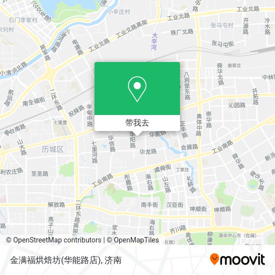 金满福烘焙坊(华能路店)地图