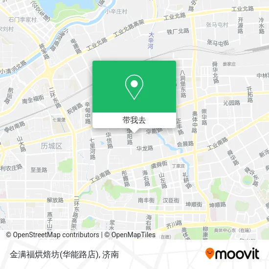 金满福烘焙坊(华能路店)地图