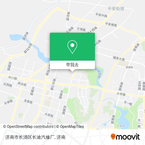 济南市长清区长迪汽修厂地图