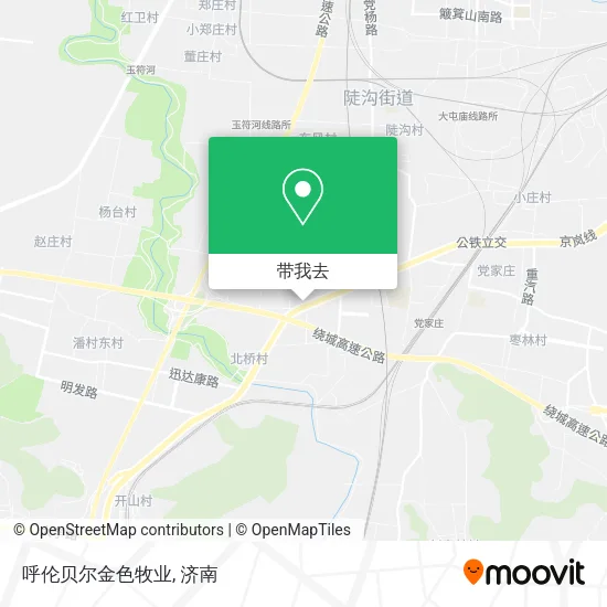 呼伦贝尔金色牧业地图