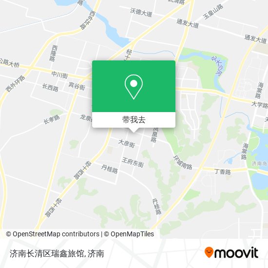 济南长清区瑞鑫旅馆地图
