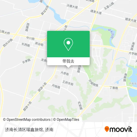 济南长清区瑞鑫旅馆地图