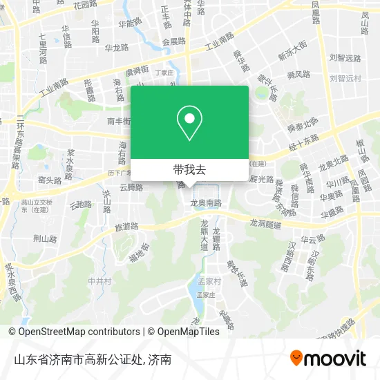 山东省济南市高新公证处地图