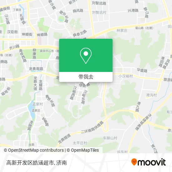 高新开发区皓涵超市地图