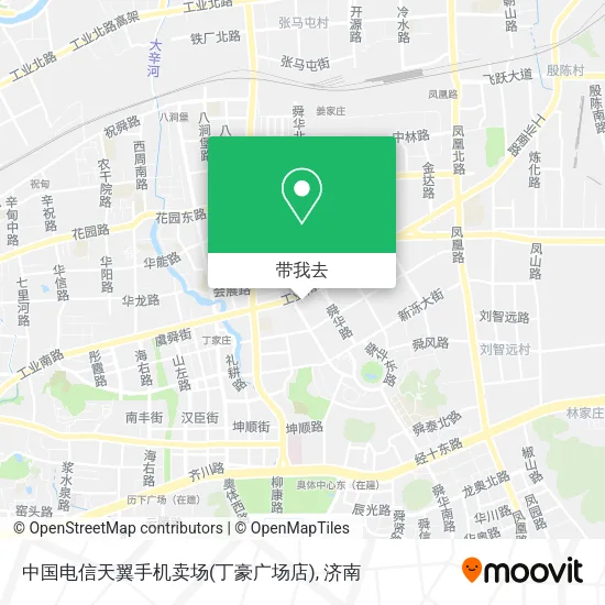 中国电信天翼手机卖场(丁豪广场店)地图