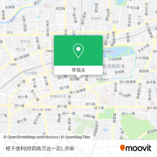 橙子便利(经四路万达一店)地图