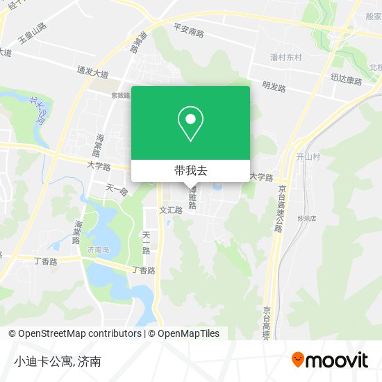 小迪卡公寓地图