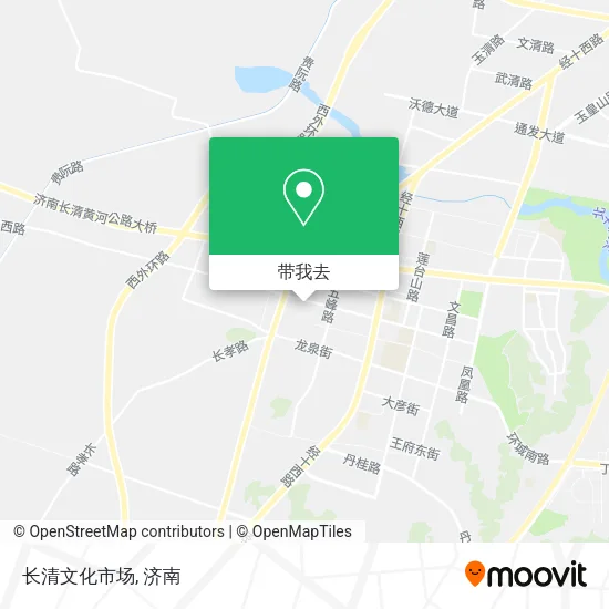 长清文化市场地图
